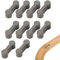 10 Stück Holzschienen Adapter Verbinder,holzeisenbahn Zubehör Wiederverwendbare,Universal Holzeisenbahn Adapter Set,Gleisverbinder Robustheit,Holzbahnverbinder für Geburtstagsfeier,Spieltermin