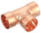 QUARKZMAN 1 Pezzo 22mm Raccordo a T in Rame Raccordo a Forma di T con Connessione a Saldare per Impianti Idraulici, 56x40mm