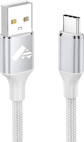 USB to USB C Cable 2M USB Type C Charger Cable Fast Charge Charging Lead Nylon USB A to USB C Charger Cable for iPhone 15 16 Samsung Galaxy S20 S21 S8 S9 A12 A54 Note 20,Switch,iPad