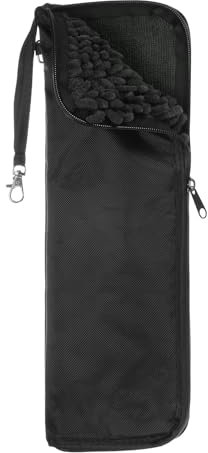 sourcing map Umbrellas Bags for Wet Travel Umbrellas 4.9x13.4 Portable Cover Carry Storage Sleeve for Compact Folding Umbrellas Travel Home Outdoor, Black