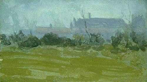 HCOTZHPY Klassische Malerei Leinwand Abstrakt Kunstwerk Wandkunst Bild Druck Battersea Park von Walter Richard Sickert Weinlese Plakat für Bürodekoration 60x90cm