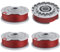 JAMSSOW 4 Pièces Bobine de Fil Convient pour Gardena 5306-20,Rechange Coupe Bordure pour Gardena SmallCut 300, Gardena Turbotrimmer Art 8844 & Art 8845,Ø1,65mm 9,2m Longueur(4 Bobine)