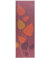 Bodhi Yogamatte Leela Collection | Rutschfeste Sportmatte | Schadstofffreie & Waschbare Antirutschmatte | Matte aus PVC | Fitnessmatte für Yoga, Pilates & Gymnastik | Leaves, red plum