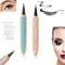 Accurateg Adhesive Eyeliner Eyelash Glue Pencil,Magic Self-Adhesive Long-Lasting Eyelash Glue Pen,Waterproof Eyeliner Pencil for Waterline, Liquid Eyeliner Pen, Eyeliner Pen (2PCS D)