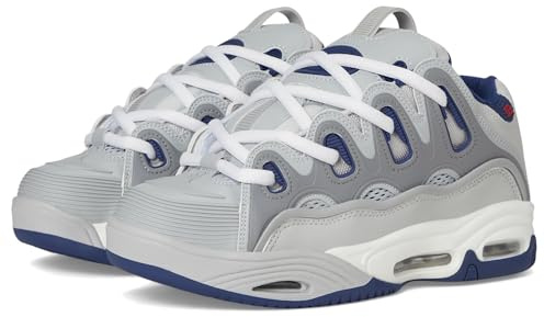Osiris Herren D3 2001 Skateschuh, Grau/Marineblau/Weiß, 41 EU