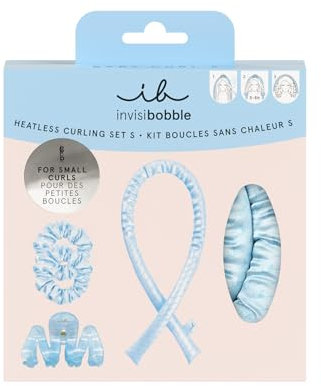 invisibobble GIFT SET Baby Curl S - Hitzefreies Lockenset für feines Haar – 2 Haargummis, 1 Haarspange, 1 Lockenband – Sanftes Styling für mühelos natürliche Locken