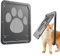 JurciCat Haustierklappe Fliegengitter mit Magnetverschluss Abschließbar Katzenklappe Fliegengittertür Einfache Installation Hundetürfür Kleine Hunde und Katze (29 cm * 24 cm