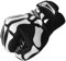 COSMEVIVI Mountainbike Handschuhe F7507 Vollfinger Mit Skelettmuster Größe M Schwarz Weiß Sporthandschuhe Für Fahrräder