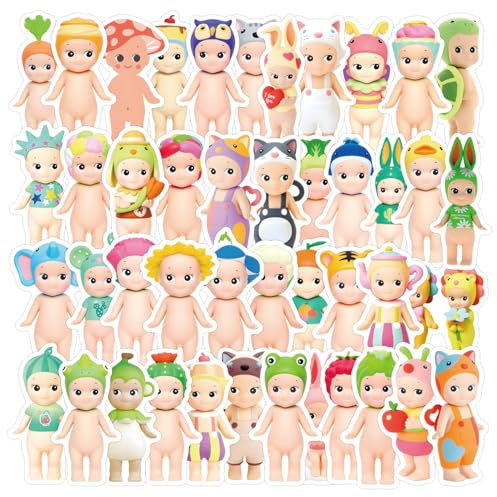 CAREOR 110 calcomanías de ángel Sonny, vinilo impermeable, lindas calcomanías de ángel Sonny para niños, adolescentes, manualidades, laptop, botellas, sobres, etiquetas de regalo, snowboard