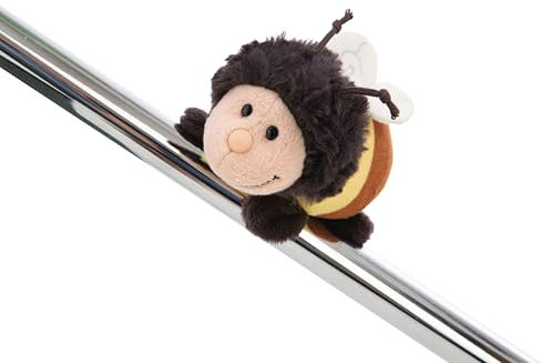 NICI MagNICI Hummel Beelinda 10cm - gelb - Kuscheltier mit Magnet, Plüschtier für Kühlschrank, Tafel, Metall & vieles mehr, tolle Geschenkidee | 61623