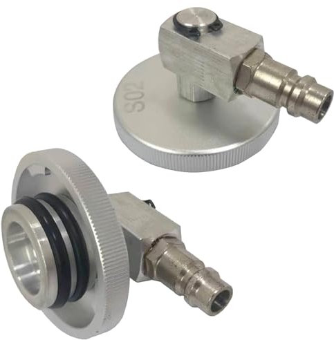 AXILYZE Adapter für Bremsflüssigkeitsbehälter mit Euro-Spitze, Aluminium-Bremsenentlüfter-Adapter, geeignet für die meisten koreanischen Automodelle