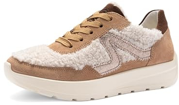 ARA Sneaker New York Biscuit, Offwhite, Mocca Gr. 42,5