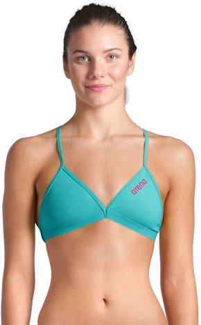 ARENA Women's Performance Solid Team Bikini Top