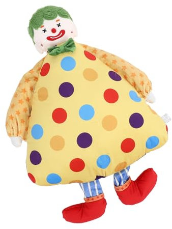 OUNONA Clownkissen Plüschkissen Miniatur -simuliertes Sofa -Kissen Clown Plüsch Kissen Für Gaming-Stuhl Sofakissen Simulationskissen Dekorative Kissen Für Das Bett Yellow Pp Baumwolle