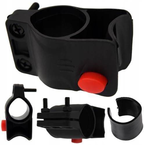MUVIKE Support de serrure, universel, pour antivol à câble, compatible avec FLEX 1000/12K, 1500/12K, 1000/15K, avec adaptateur, pour cadre de 25 à 36 mm de diamètre