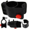 MUVIKE Schloss Halterung – Universal Fahrradhalter für Kabelschlösser – kompatibel mit FLEX 1000/12K, 1500/12K, 1000/15K – inkl. Adapter – für Ø25–36 mm Rahmen