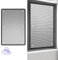 Générique Film Fenetre Protection Solaire Film Isolant Anti Regard Occultant Totalement 8mm Film Réfléchissant en Aluminium pour Balcon Toit D'Usine Verre(60x70cm)