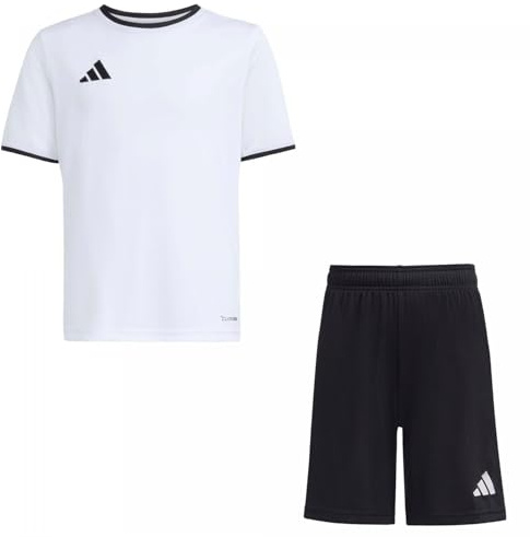 adidas Kinder Set Trikot + Hose Entrada 26 White/Black 176