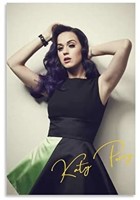YSFDCY Poster und Drucke Senza Cornice 60 * 90cm Katy Perry Poster Canvas Wall Art Room Pictures for Bedroom Gifts Decor