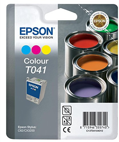 Epson Inkjet Cartridge Page Life 300pp Colour Ref T041040