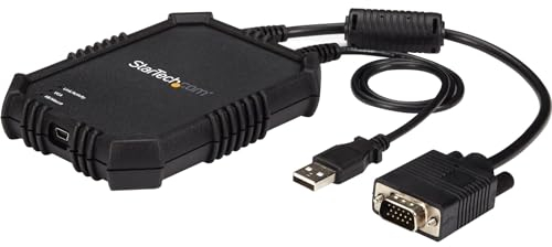 StarTech.com Consola KVM de Ordenador Portátil a Servidor con Carcasa Resistente - Adaptador Crash Cart con Transferencia de Ficheros