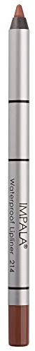 IMPALA | Wasserdichter Cremelippenstift in Dunkles Nude 214 | Dauerhafter Lippenkonturenstift | Wasserdichter Lippenstift | Lang anhaltender Lippenkonturenstift | Volumeneffekt