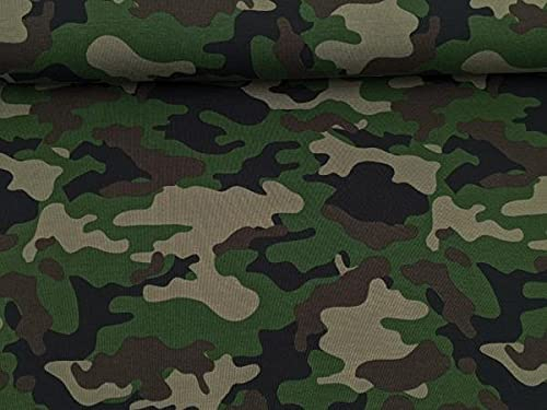 Camouflage Stoff Tarnstoff Meterware grün braun