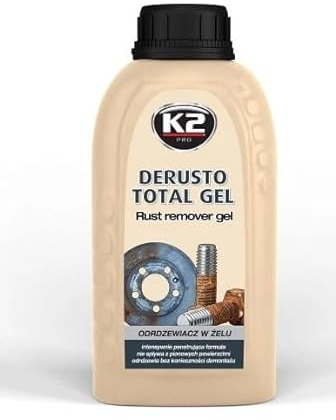 K2 Rost Entferner Gel, Rostlöser, Rostentferner, Rostschutz, Rostumwandler, 250ml