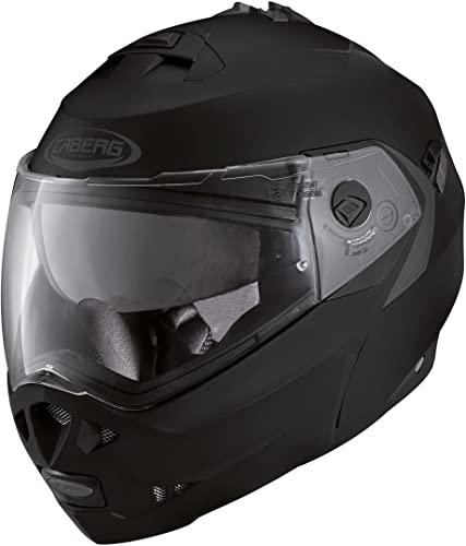 CABERG Herren Duke II Motorradhelm, schwarz, XS