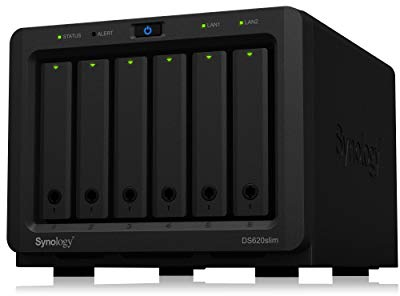 Nas synology diskstation servidor de almacenamiento J3355 ethernet escritorio negro DS620SLIM