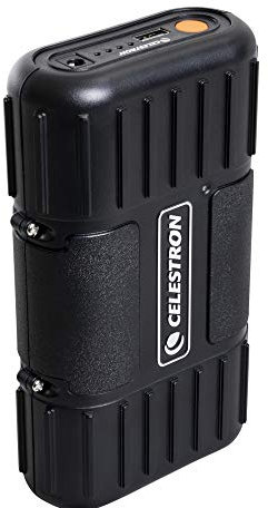 Celestron 18763 PowerTank Lithium LT - Batterie externe au lithium rechargeable et portative de 12 V pour télescopes informatisés, autonomie de 8 heures / 73,3 Wh, 1 port, noir