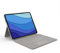 Logitech Combo Touch Tastatur Hülle für iPad Pro 12,9 Zoll (5., 6. Generation - 2021, 2022), abnehmbare Tastatur mit Hintergrundbeleuchtung, mit Ständer, Click-Anywhere, Smart Connector