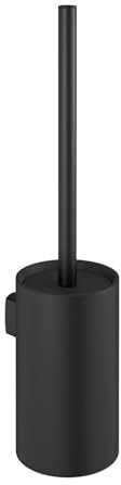 COSMIC Architect SP Escobilla de Baño con Diseño Circular y Minimalista. Escobillero de Pared para WC. Accesorio para Aseo Fabricado en Metal de Color Negro Mate