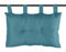 Caritex Cuscino Testata Letto Singolo o Matrimoniale, Testiera Letti Imbottita, Schienale Letto con Bottoni Decorativi, 45x70 cm, Con Passanti Per un Facile Montaggio BEA S809 (Turchese)
