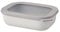 Mepal - Multi Bowl Cirqula Rectangular - Vorratsdose mit Deckel - Geeignet als Luftdichte Aufbewahrungsbox für den Kühlschrank, Mikrowellengeschirr & als Frischhaltedosen - 1000 ml - Nordic White