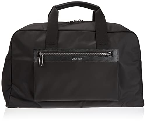 Calvin Klein Herren Weekender Reisetasche Ck Elevated Handgepäck, Schwarz (Ck Black), Einheitsgröße