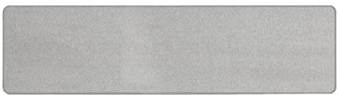 Primaflor Kurzflor Wohnzimmerteppich - Macao, Grau, 80x200 cm, Viele Größen und Farben, Moderner Teppich für Kinderzimmer, Arbeits- und Schlafzimmer, Fußbodenheizung geeigneter Teppichläufer