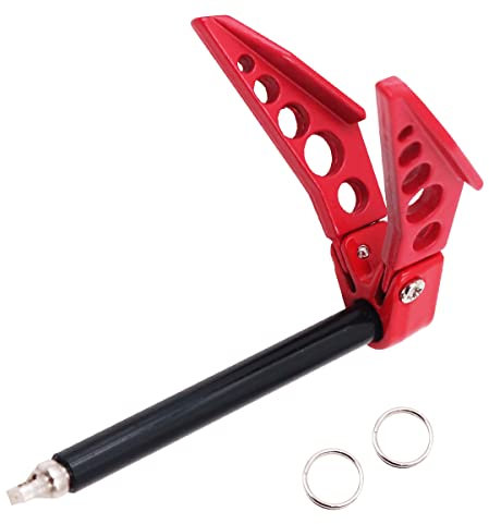 WANGCL Cabrestante de Ancla RC Plegable, Mini Gancho de Ancla para 1/10 RC Car RC Crawler Compatible con TRX4 SCX10 RC4WD D90 CC01