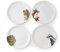 Wrendale Designs Royal Worcester Lot de 4 assiettes en céramique en deux tailles pour hérisson, blaireau, renard et chouette (26 cm)