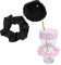 Chouchou avec Housse pour Boisson Anti Spike Couvre-Boissons Chouchou Réutilisable Chouchou Couvre-Gobelet pour Les Boissons Night Out (lot de 2)
