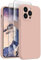 iPhone 11 Pro Max Case - Silicone Protective Cover with Anti-Scratch Design and Camera Bump for iPhone 11 Pro Max 6.5-Inch (Pink)