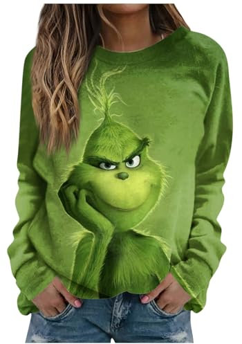 GUTOUWAN Black Friday Deals 2023 Deckenhoodie Kuschelpulli Damen Flauschig XXL Hoodie Damen Oversize Weihnachtshoodie Kuschel Hausanzug Damen Flauschig Decken Pullover Hoodie Teenager Kostüm Grinch