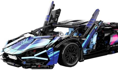 Technik Rennwagen Bausatz, 1314 Teile 1:14 Sportwagen Bausteine Auto Modell, Spielzeug Bausteine Modell, Geeignet für Erwachsene und Jugendliche