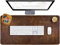 ALCRAFT R Combo Schreibtischmatten-Set aus superglattem Leder, 63 x 35 cm, Schreibtischabdeckung, Computermatte für Tastatur, Gaming, Mauspad, Tisch, Laptop, Büro, Desktop-Zubehör, Antik-Optik, 2 mm