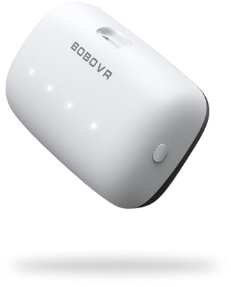 BOBOVR B100 Batteria per S3 Pro Ricambio 10000mAh, Accessori Batteria Hot-Swap, Connettori Magnetici, Doppia Alimentazione a Batteria.