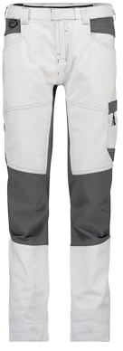 DASSY® Helix Painters Women DASSY® Helix Painters Women Stretch-Malerhose für Damen - Größe 32 - WEIß/ANTHRAZITGRAU