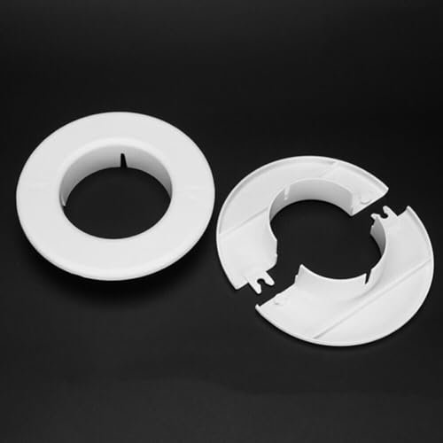 Hole Cover, Rosettes Cover Rosette Cable Entry Cable Passage 40-80mm Hole Cover, White Single Cable Bushes-Feed Through Wall Cover-Coaxial/Coax Hole(80mm)
