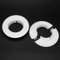 Hole Cover, Rosettes Cover Rosette Cable Entry Cable Passage 40-80mm Hole Cover, White Single Cable Bushes-Feed Through Wall Cover-Coaxial/Coax Hole(80mm)