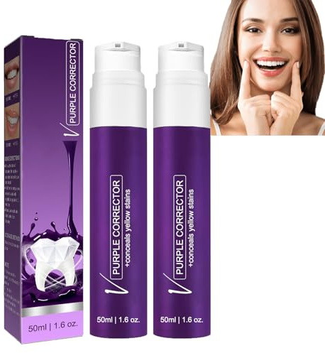 2PCS Lila Zahnpasta, V34 Lila Zahnpasta, 2PCS*50ml, toothpastes1 | Zahnpasta, Lila Zahnpasta, V34 Lila Zahnpasta, Zähne aufhellen, Flecken entfernen, Zähne reinigen