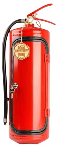 Paodduk Feuerlöscher Bar Geschenk - Normale Größe Mit Gläsern und Flaschenhalter - Barschrank